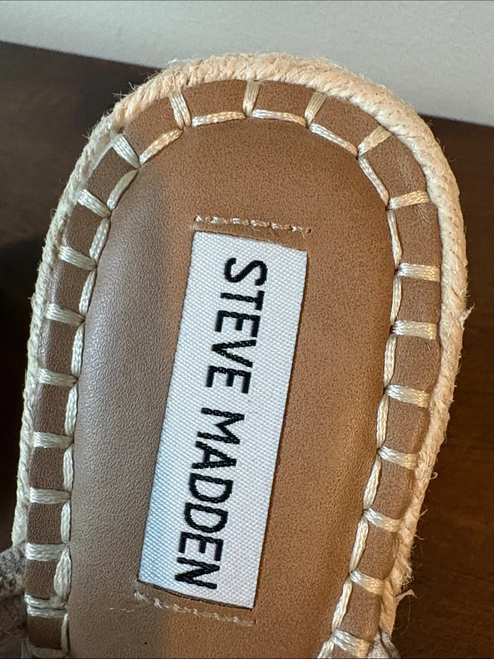 Steve Madden Silver Braided Multi-Strap Slide Platforms